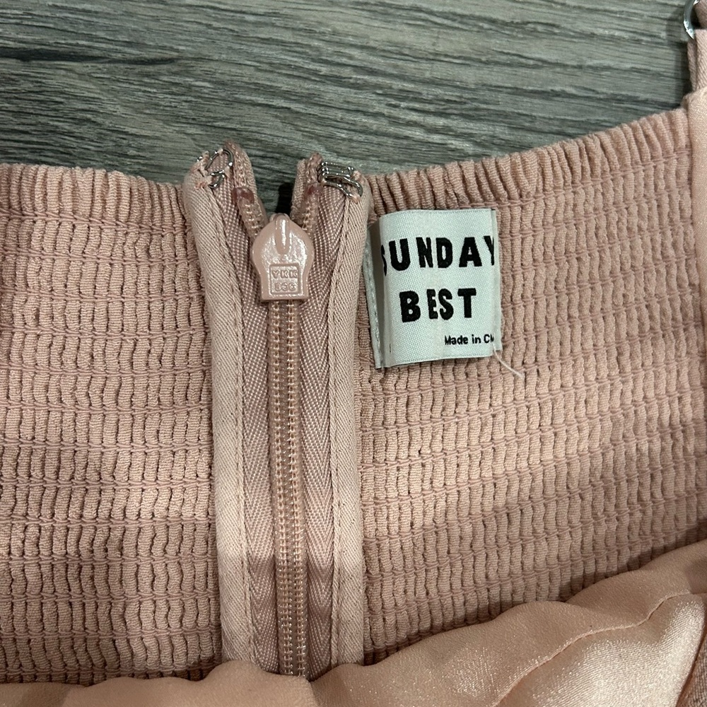 Aritzia Pink Mini Dress Perfect for Casual Outings - Picture 3 of 5